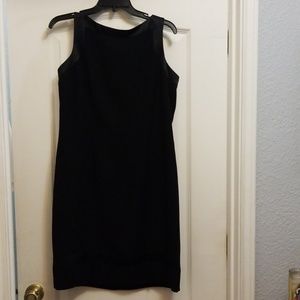 Little black sleeveless dress